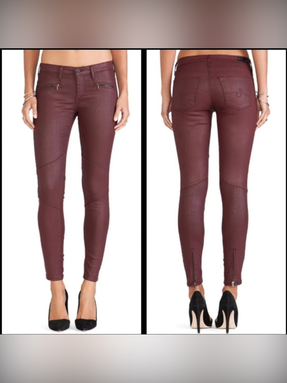 AG Adriano Goldschmied Moto Jean Leggings in Moonfire